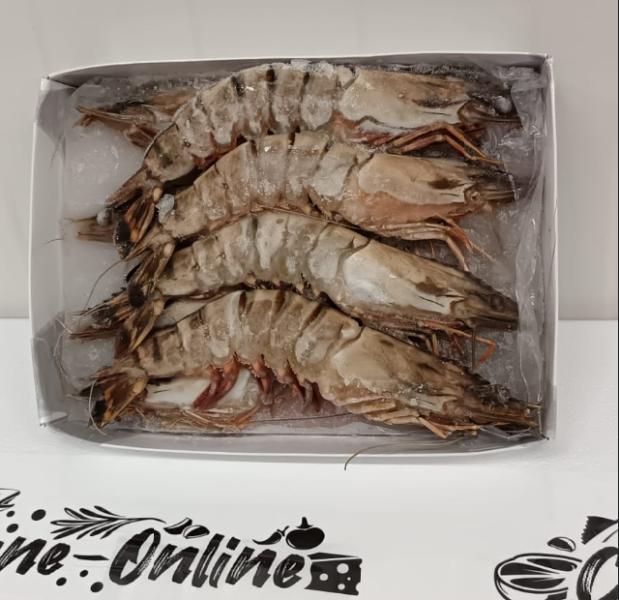 Creveti intregi Black Tiger 6/8