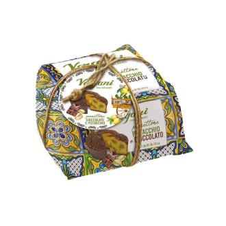 PANETTONE CU CIOCOLATA SI FISTIC 750g.