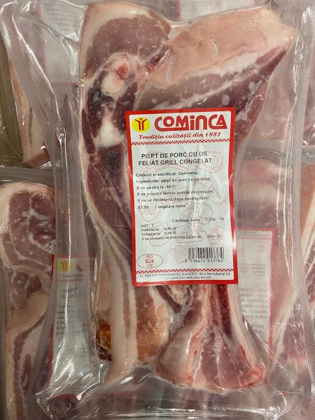 PIEPT DE PORC CU OS FELIAT GRILL CONGELAT 